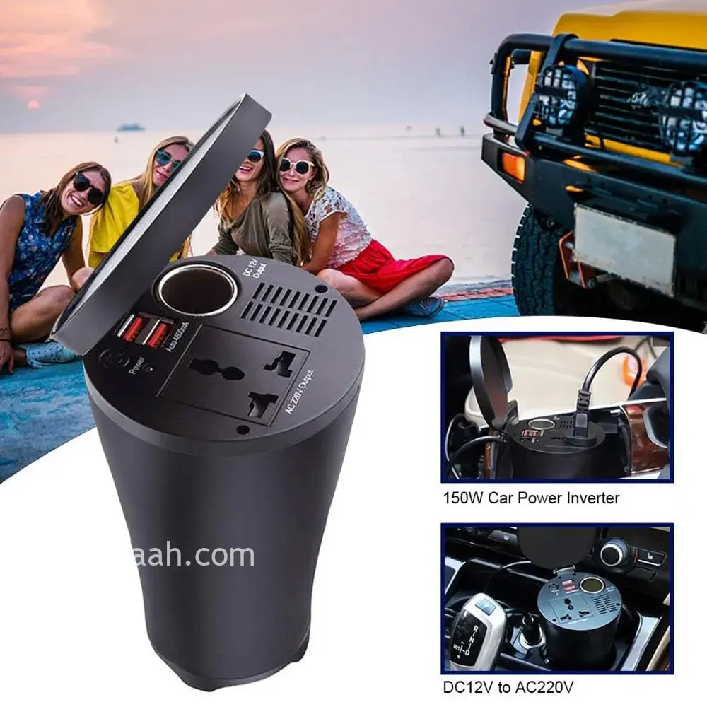 محول من ولاعة السيارة لفيشة