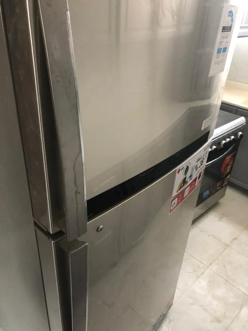 بيع ثلاجة LG 18 قدم عطلانة كمبروسر