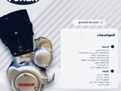 الاكثر مبيعا دباب VOXER فوكسر تايقر BX 150 سنة صنع 2025 مع الضمان