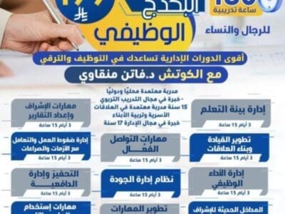 📣 الخميس 🎯 *11 دورة إدارية معتمدة ب199 ريال*