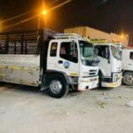 دينا طش المخلفات بالرياض