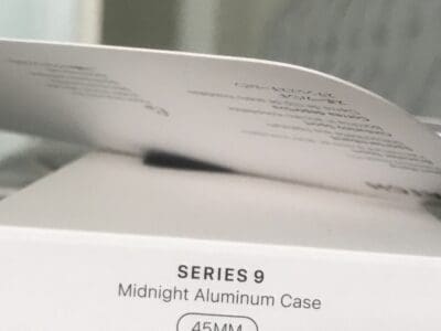 ساعة ابل series 9 لون ميدنايت 45mm