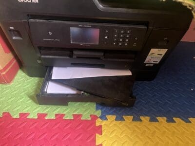 طابعه براذر الوان A4 A3 مع اسكانر وفاكس بحاله جديده جدا