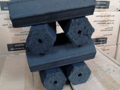 فحم سداسي طبيعي 100% من قشور جوز الهند وزن 10 كيلو