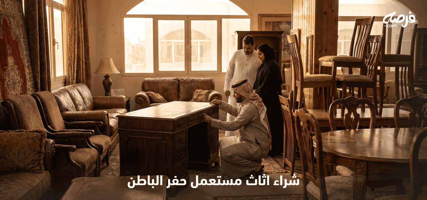 دليلك الشامل لبيع و شراء اثاث مستعمل حفر الباطن بأفضل الأسعار عبر فرصه.كوم