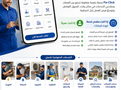Fix Click منصة رقمية متطورة