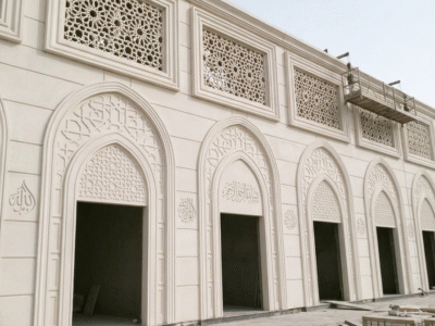 جميع أعمال الديكورات الخارجية للجي ار سي في جميع أنحاء المملكه