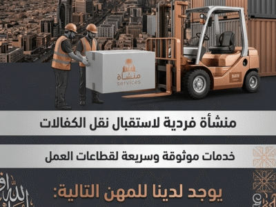 خدمات عامة – نقل الخدمات – موسسة فردية