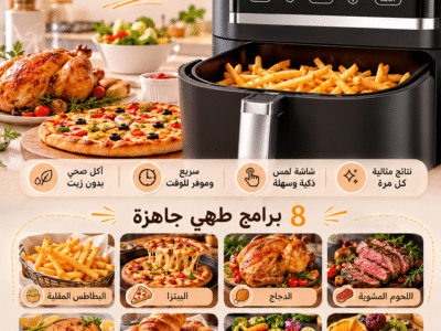 مقلاة هوائية رقمية